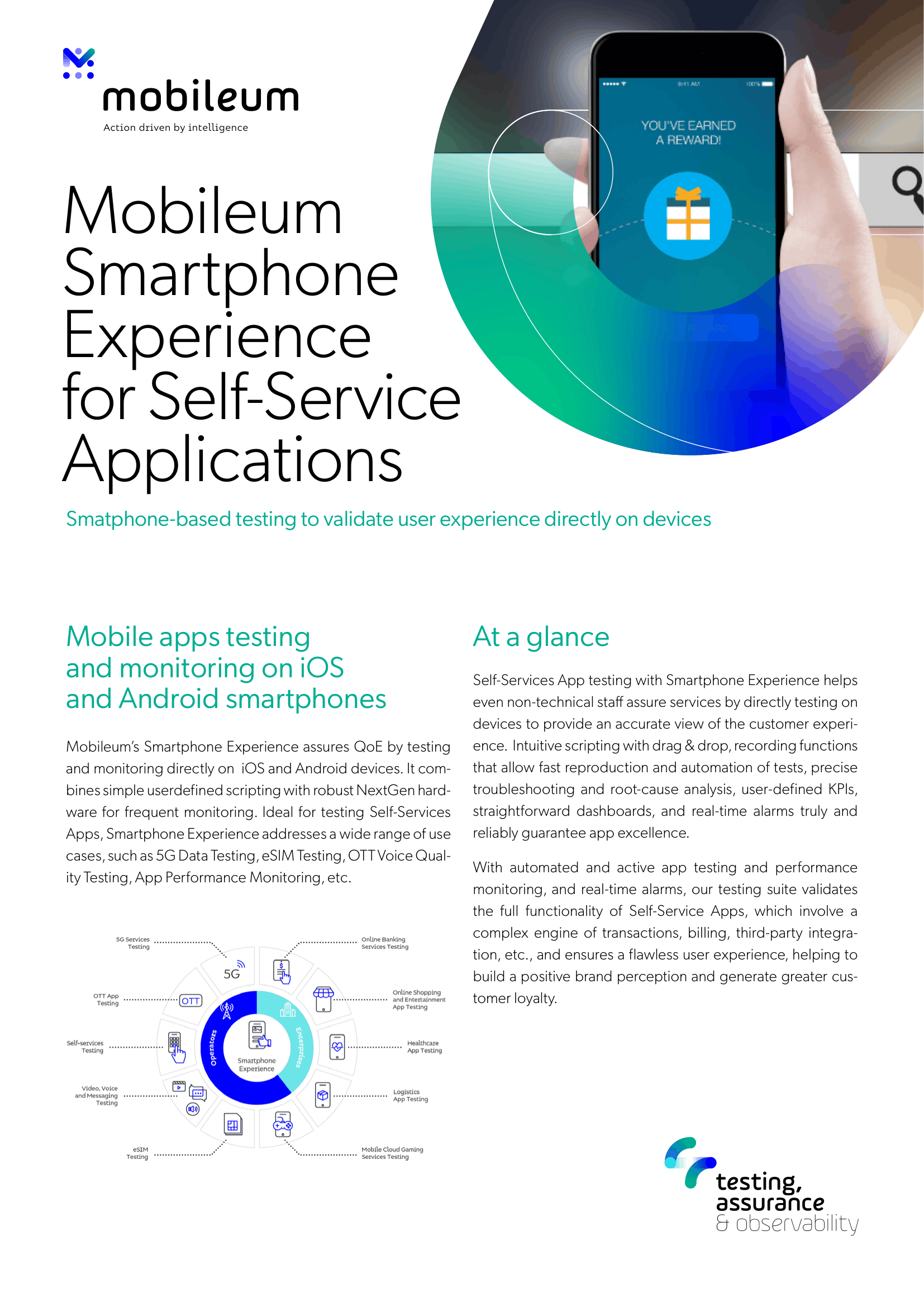 Smartphone Experience for Self-Service Apps